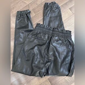 7for All Mankind Vegan Leather Joggers